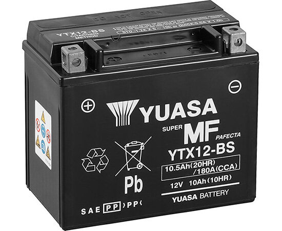 YUASA YTX14-BS Motorradbatterie  (EN)  12V 12Ah 200A