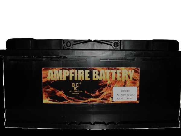 AMPFIRE 12V 105 Ah 950A AGM Start/Stop