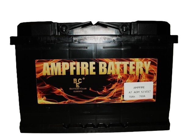 AMPFIRE 12V 70 AH 640A L3KDcp