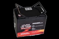 LiFePo4 12.8V Battery Pack 100Ah 1280Wh